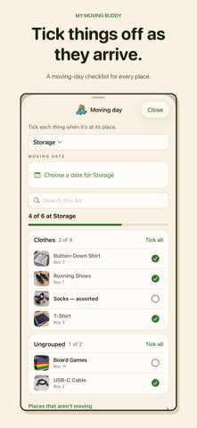 My Moving Buddy: Pack & Unpack screenshot 5