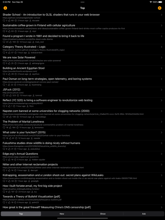 Screenshot #4 pour HNreader - Tech News