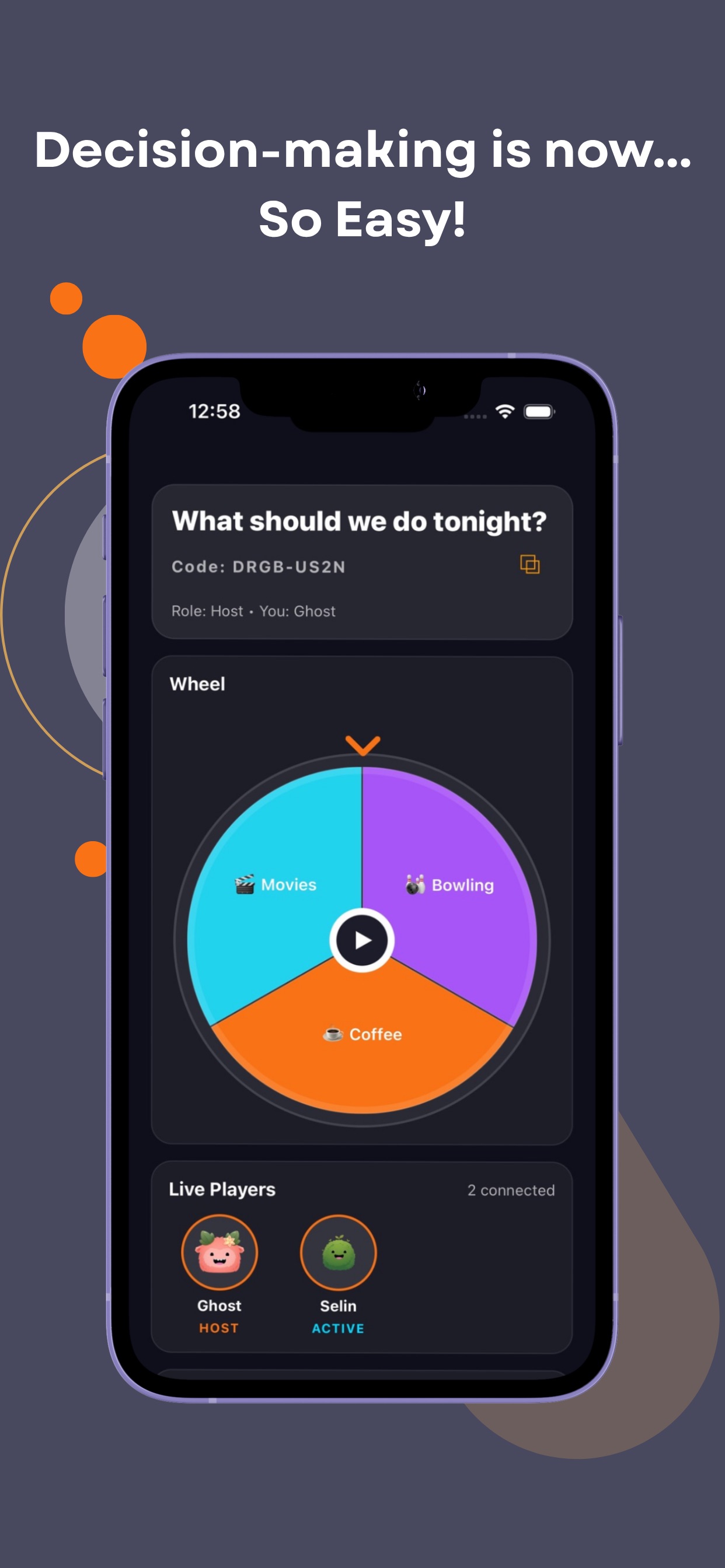 Screenshot 3 of Decision Wheel: Spin It