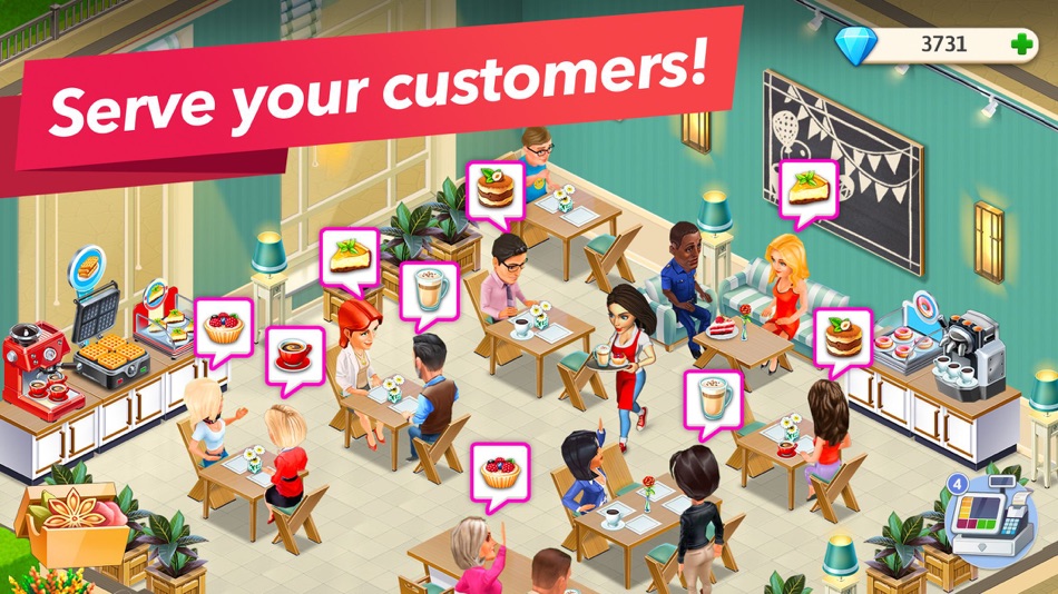 #2. My Cafe — Restaurant Game (iOS) 由: Melsoft