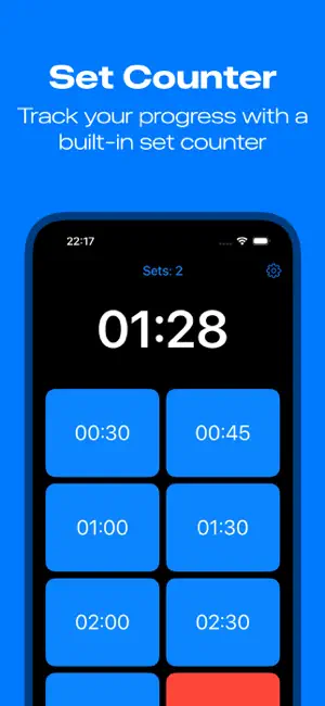 Gym Rest Timer - Sets & HIIT screenshot 2