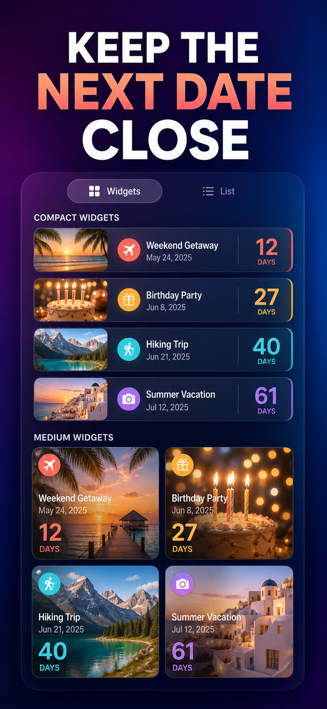 Countdown Timer: Days & Events screenshot 6