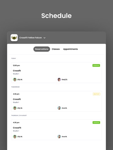 CrossFit Yellow Falcon iPad screenshot