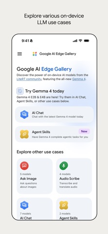 Google AI Edge Gallery screenshot