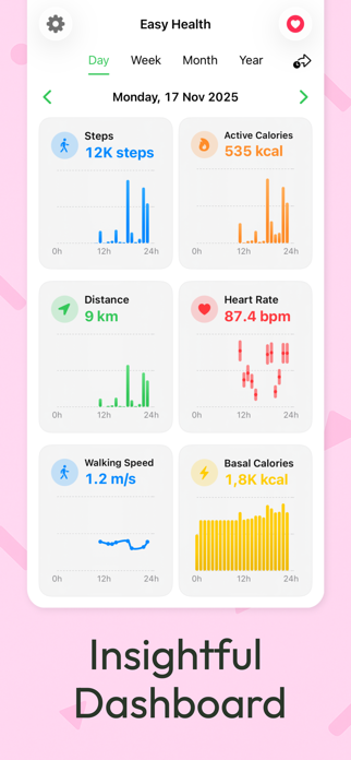 Easy Health Data Tracker Screenshot 2 of 6