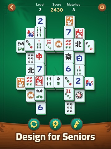 Ultra Mahjong Solitaire Game iPad screenshot