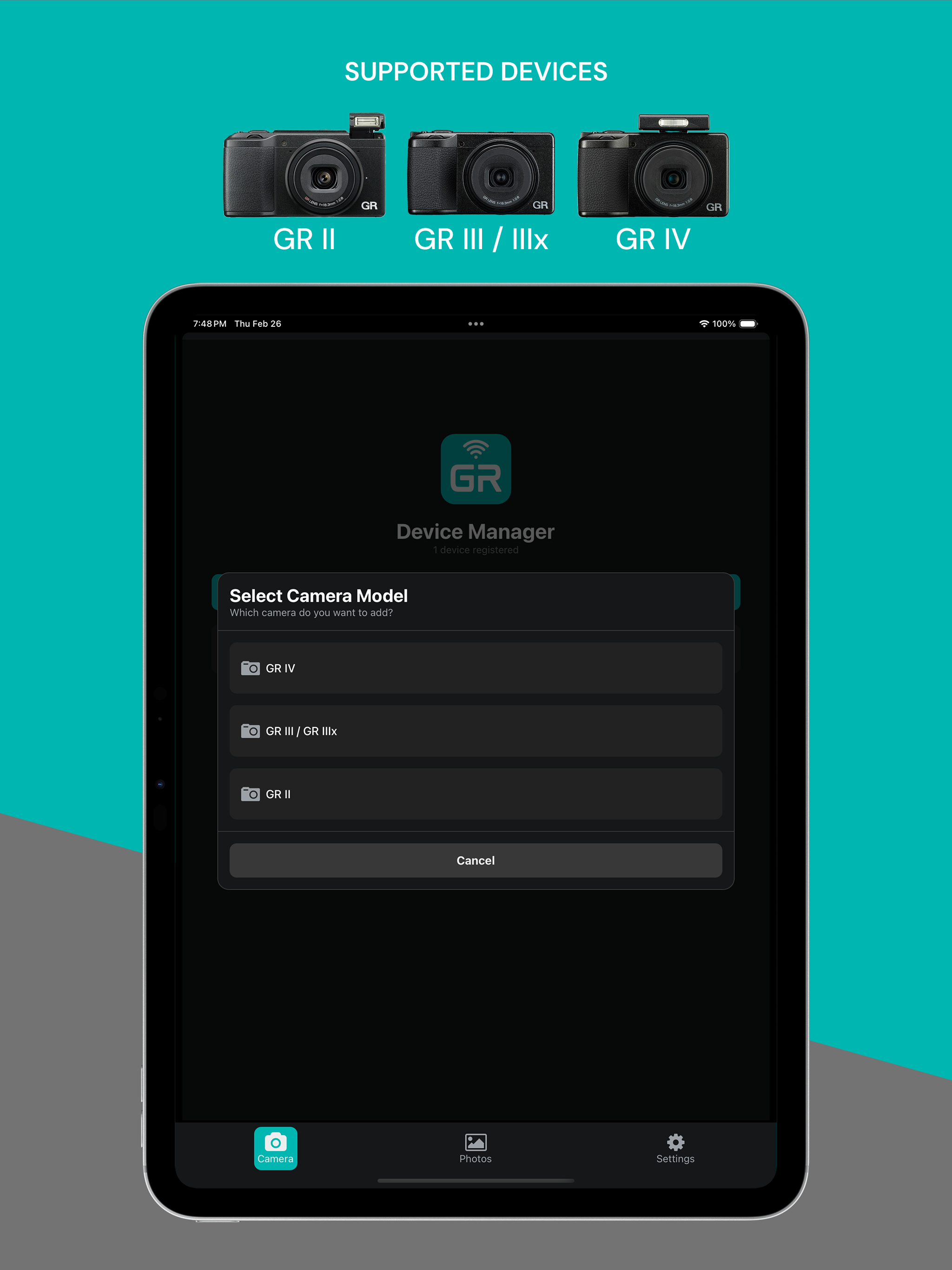 GR Control: Ricoh GR Remote