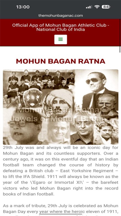 Screenshot 4 of Mohun Bagan Athletic Club App