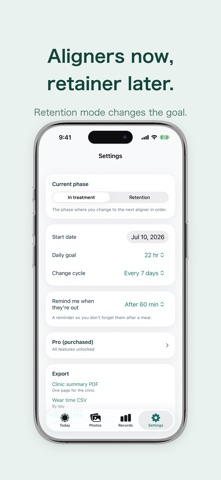 Traybook: Aligner Tracker Screenshot 4 of 4