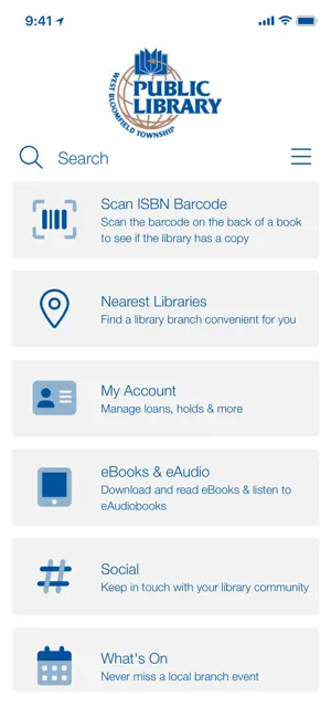 West Bloomfield Library App screenshot 1
