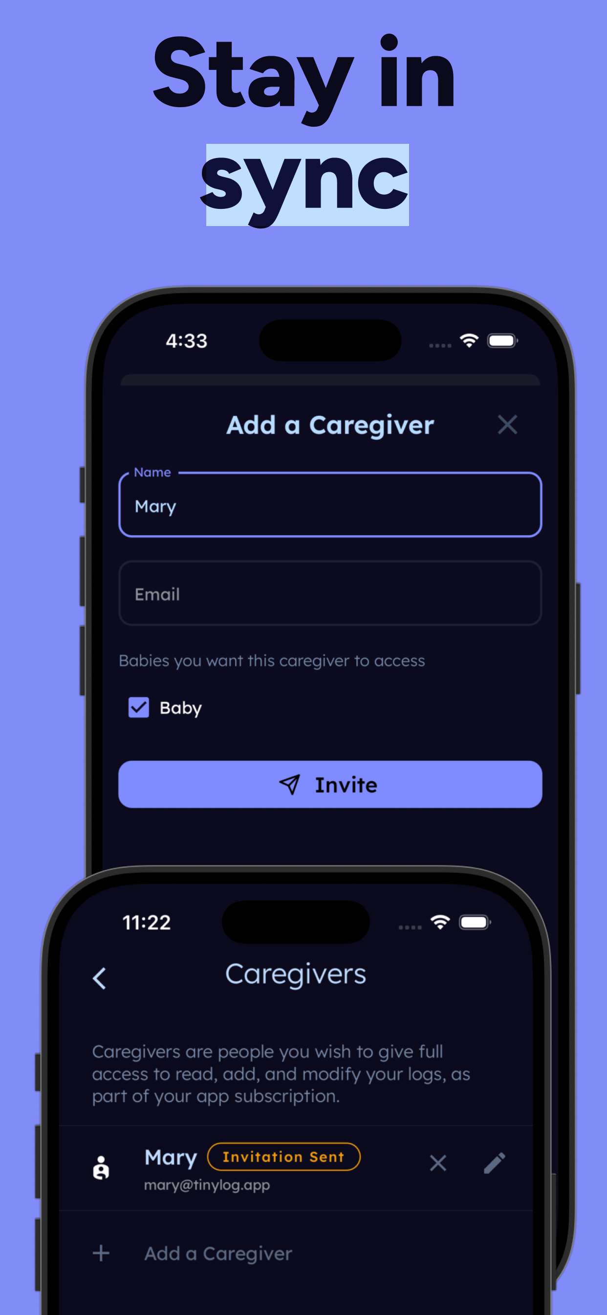 Tinylog: Baby Tracker App