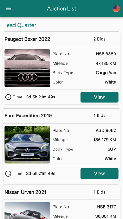 Aljazirah auction Screenshot