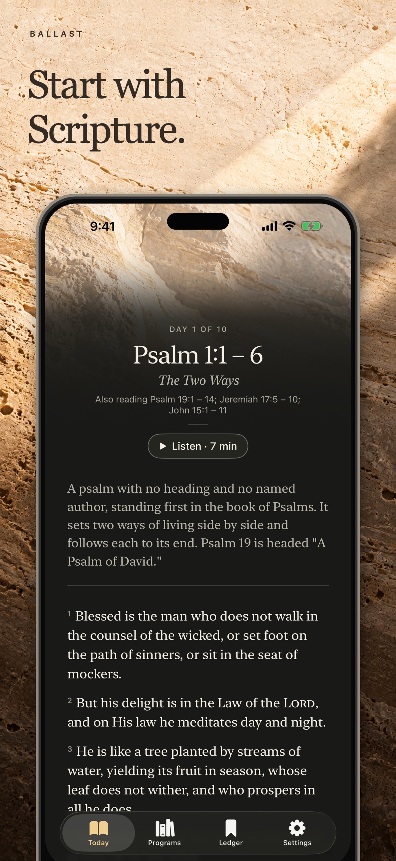 Screenshot 1 of Ballast: Devotions for Men