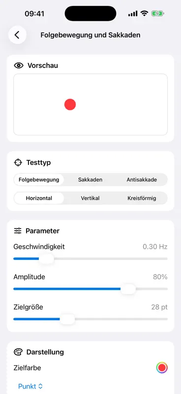OptoReflex: Augentests screenshot 3 of 5
