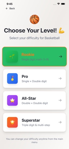 Sports Math Challenge screenshot