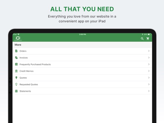 Greentech Connect App iPad screenshot 4 - Business app