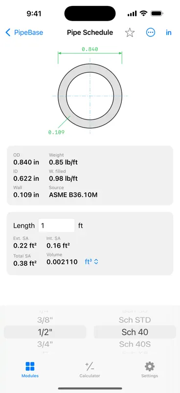PipeBase: Pipe Fitter Charts screenshot 2 of 6