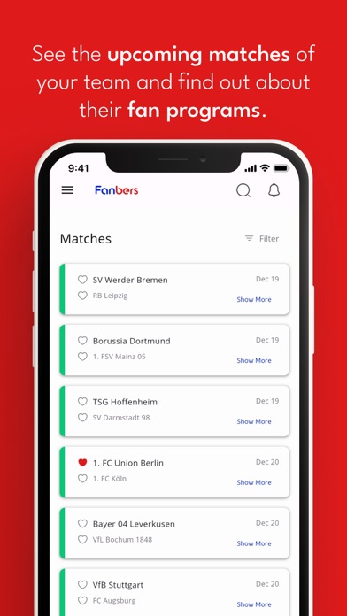 Fanbers: Sports Fans Services iPhone screenshot 2 - Sports app