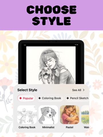 Colorify: Coloring Book Maker iPad screenshot