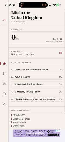 Life In The UK Test: Book iPhone screenshot