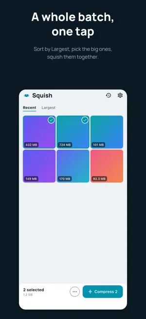 Squish: Video Compressor screenshot 3