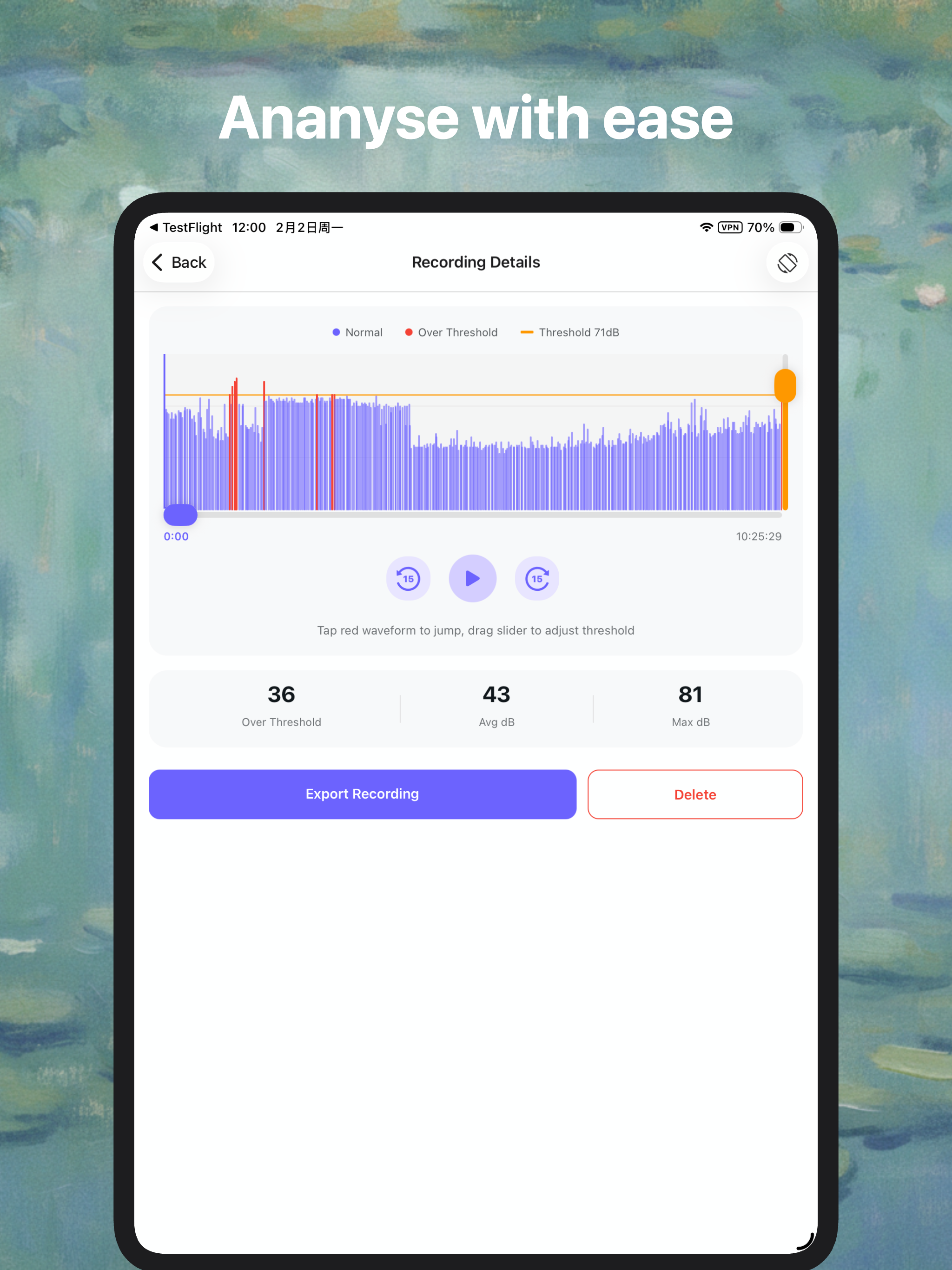 Snoreman - Snore Recorder screenshot 4