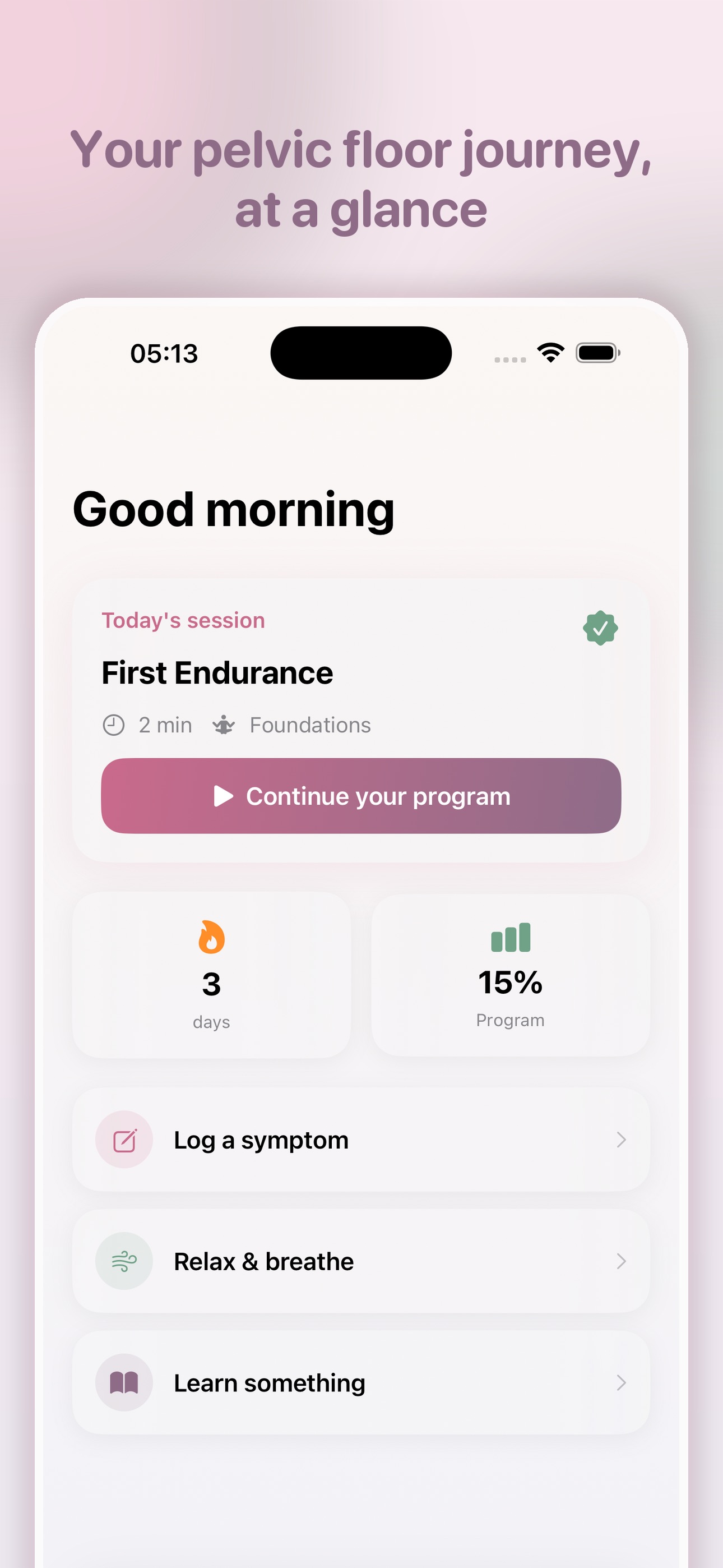 Screenshot 3 of Floora: Pelvic Floor