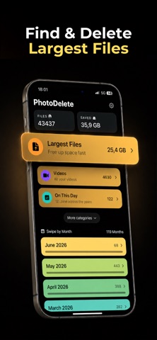 PhotoDelete: Storage Cleaner iPhone screenshot