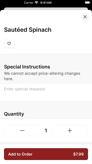 App screenshot