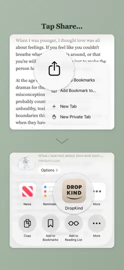 Скриншот DropKind: Send To Kindle на iPhone 2