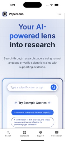 PaperLens Search Screenshot 1 of 5