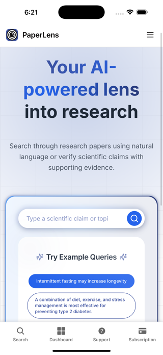 PaperLens Search Screenshot 1 of 5