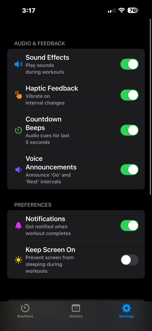 iPhone screenshot