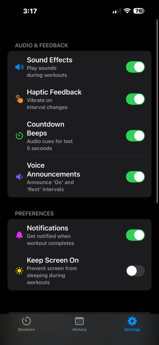 Interval Timer - HIIT | Tabata Screenshot 8 of 10
