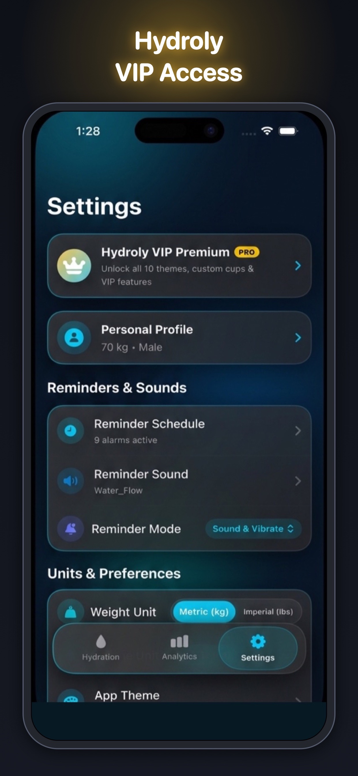 Screenshot 3 of Hydroly - Water Tracker