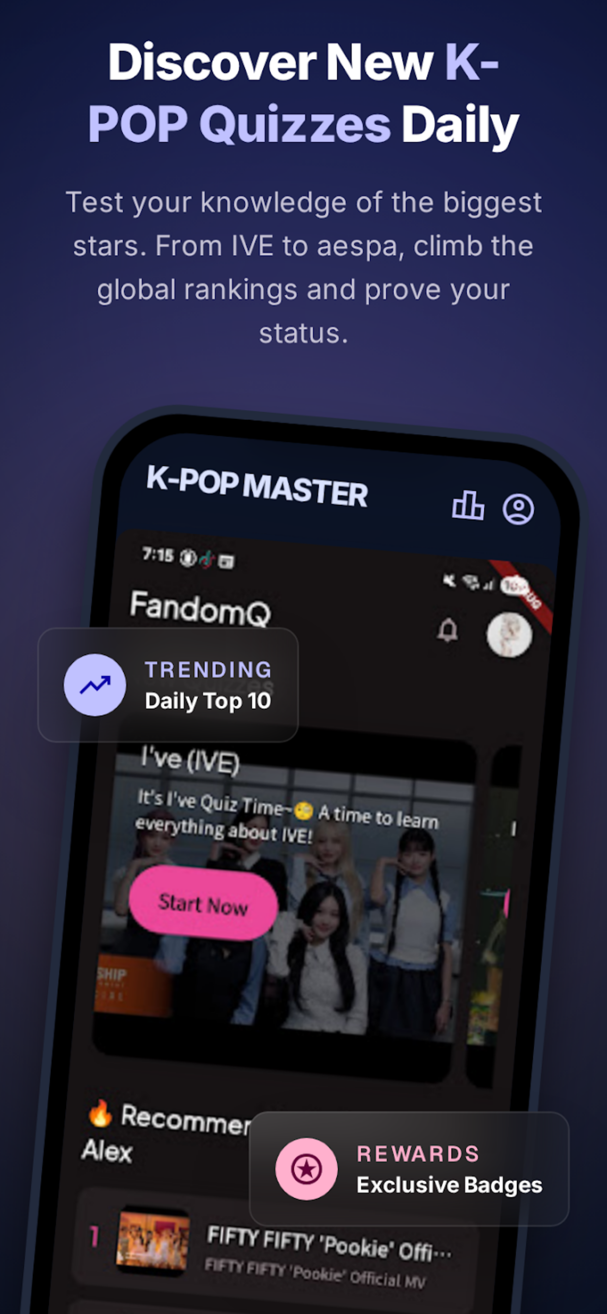 FandomQ : K-Pop Video Quiz screenshot 3