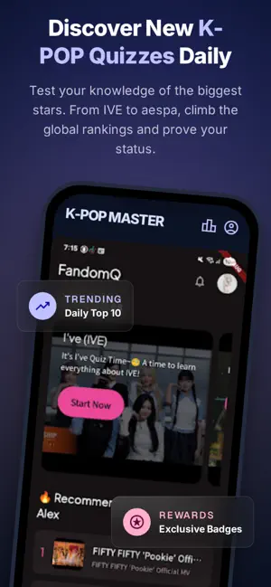 FandomQ : K-Pop Video Quiz screenshot 3
