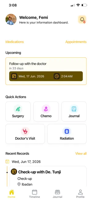 Sunshine Oncology Planner screenshot 1