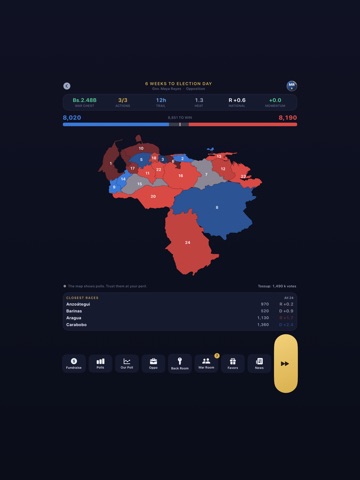 Electoral Dominance iPad screenshot