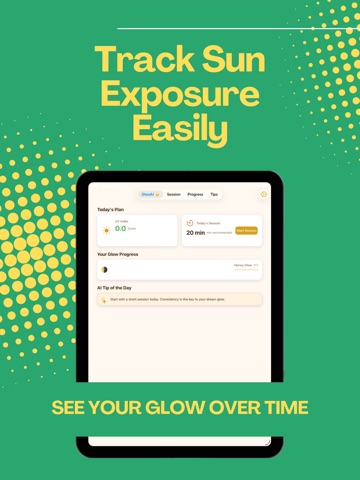 Tanning Tracker: Sun Glow iPad screenshot
