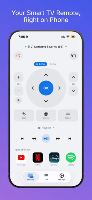 SamRemote - Smart TV Remote screenshot 1