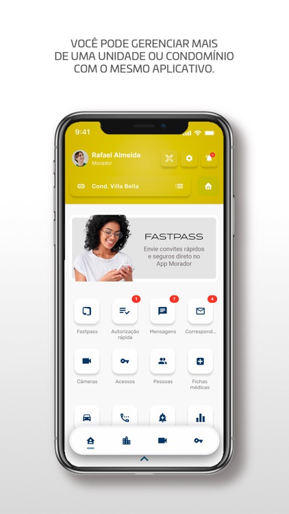 Central de Alarmes Portaria