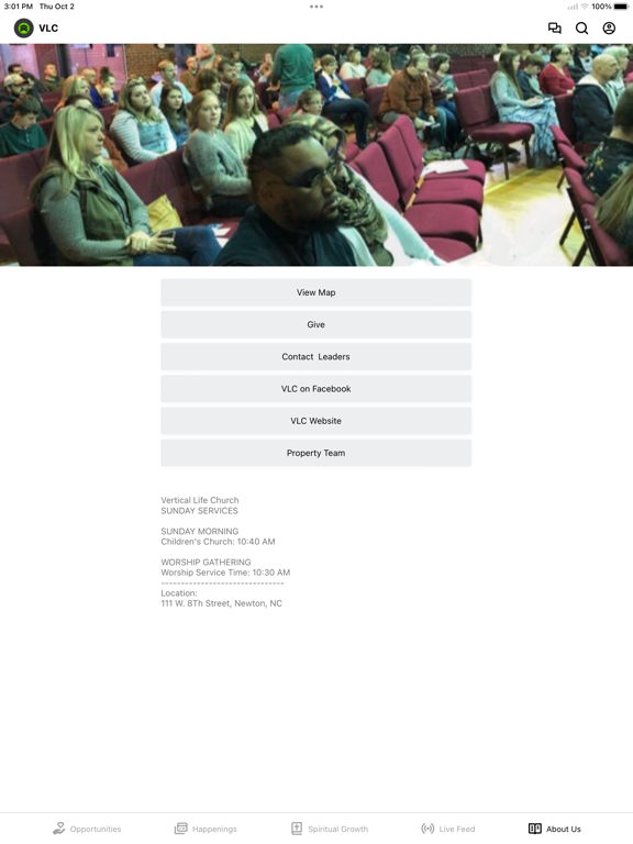 Vertical Life Church NC iPad screenshot 5 - Education app