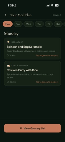 SpiceChef: AI Guided Cooking screenshot