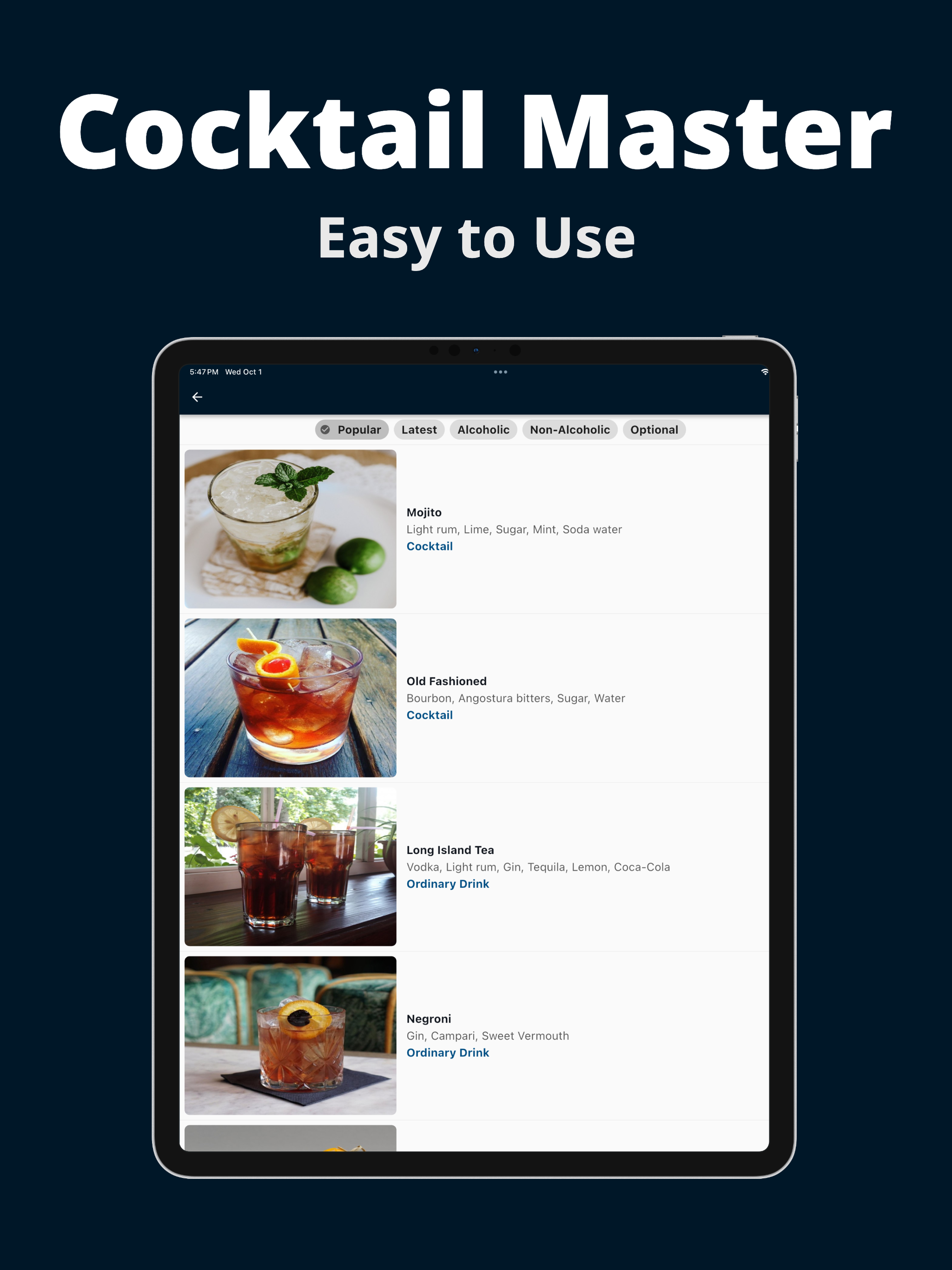 Cocktail Master - Recipes screenshot 8