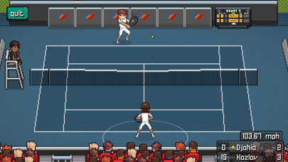 Pixel Pro Tennis Screenshot