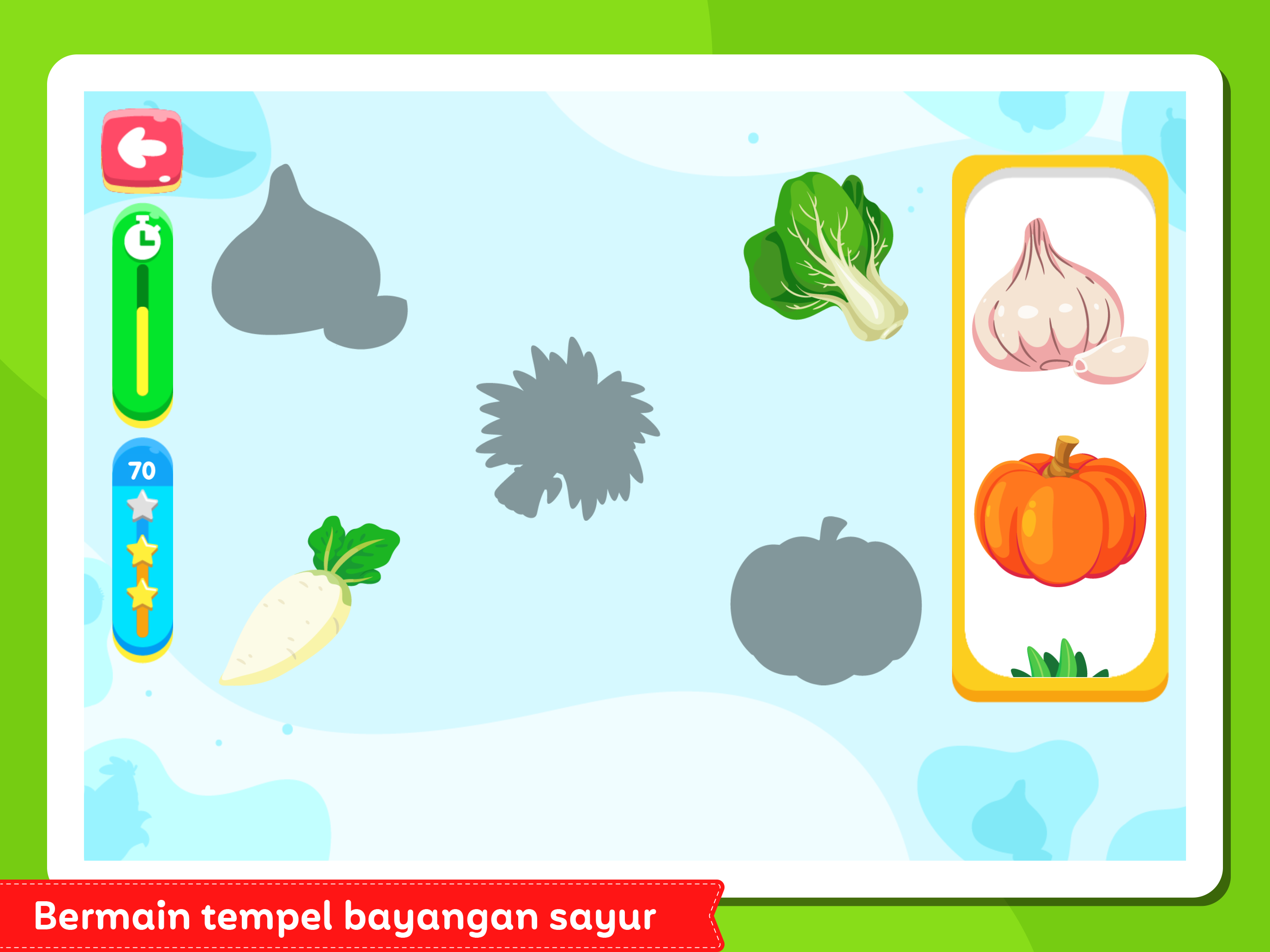 Secil Belajar Sayur