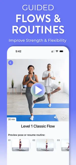 Simply Yoga - Home Workouts screenshot 3