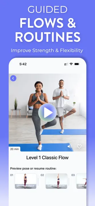 Simply Yoga - Home Workouts: Screenshot 3 von 5