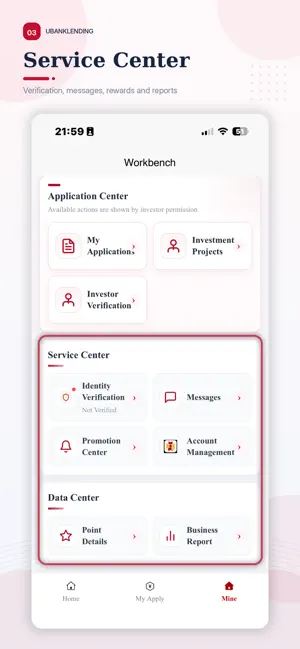 Ubanklending screenshot 1